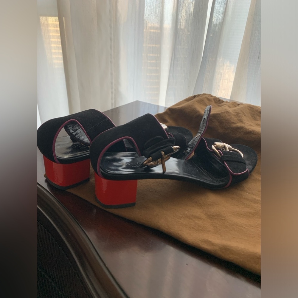 Gucci sandals. 7.5 - Picture 9 of 13